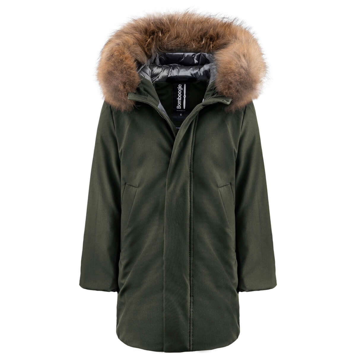 Boys green parka best sale