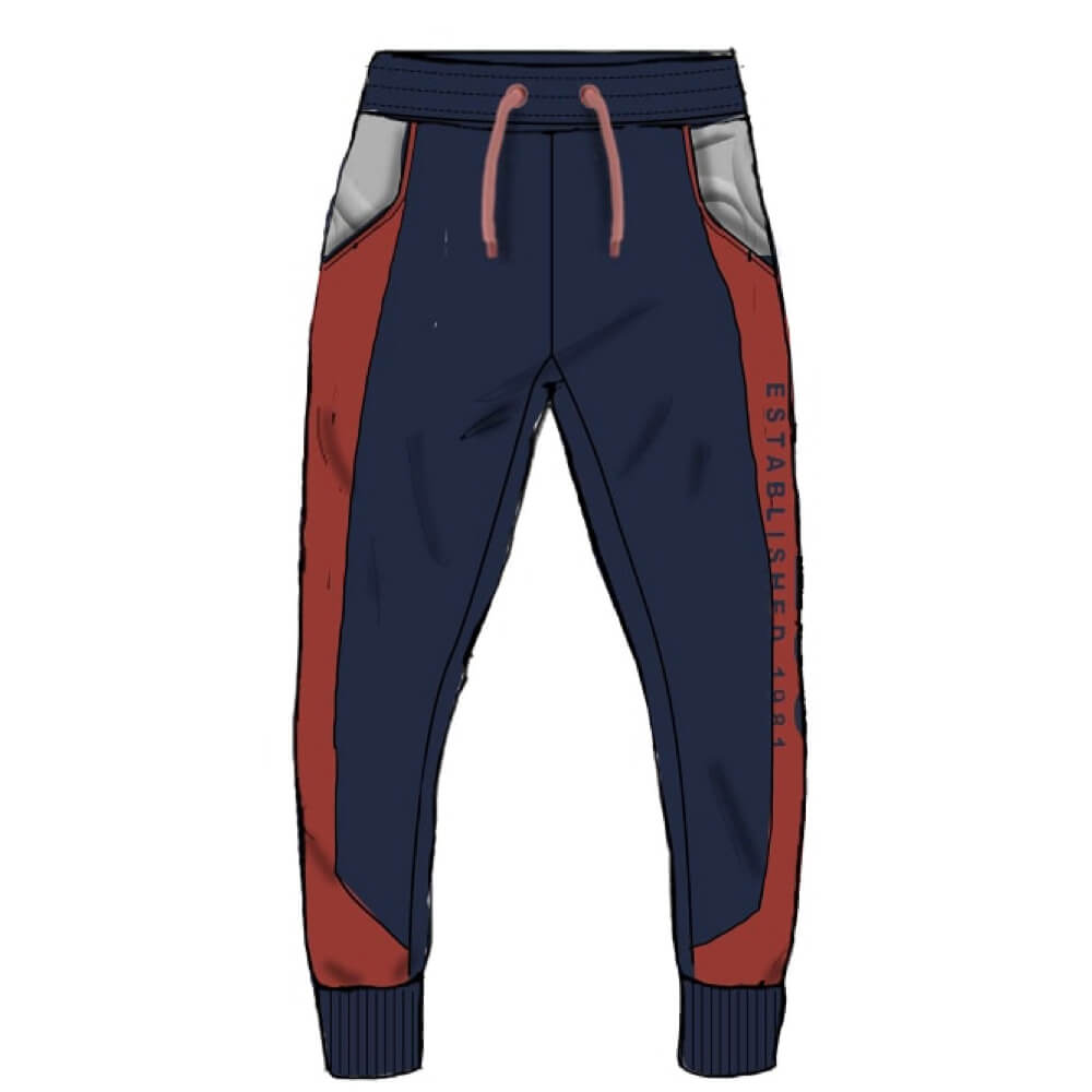 Guess Boys Grey, Navy & Red Active Joggers