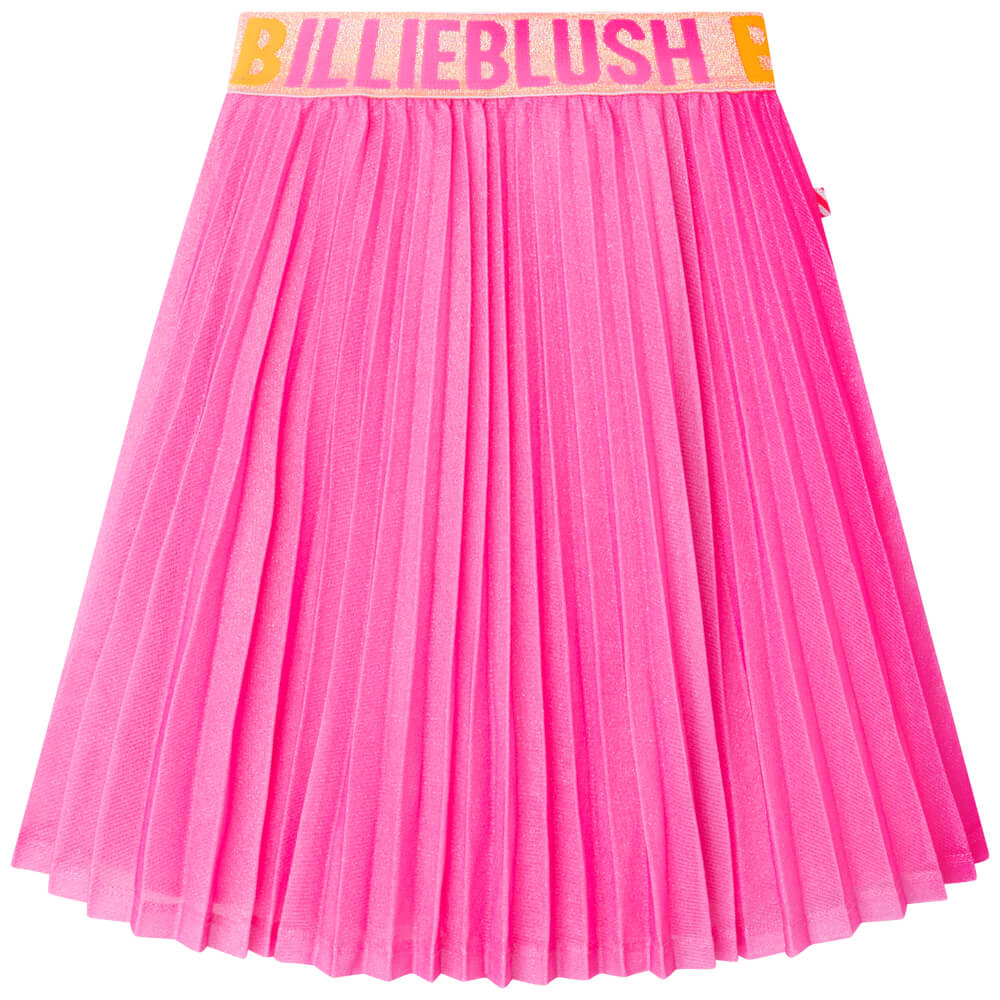 Billieblush Girls Neon Pink Skirt