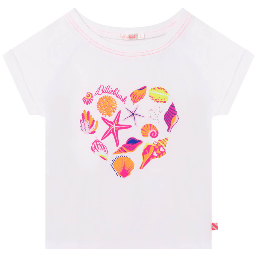 Billieblush Girls White T-Shirt