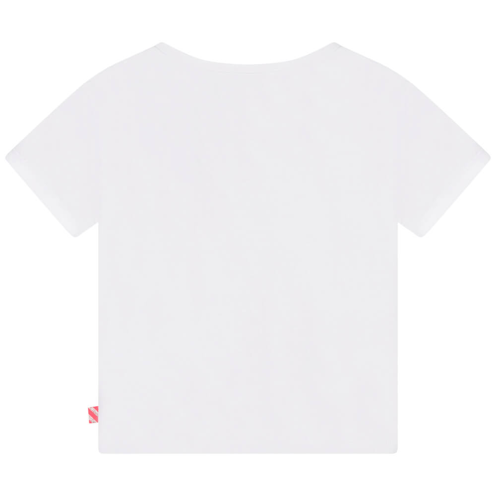 Billieblush Girls White T-Shirt With Sunshine Heart Design