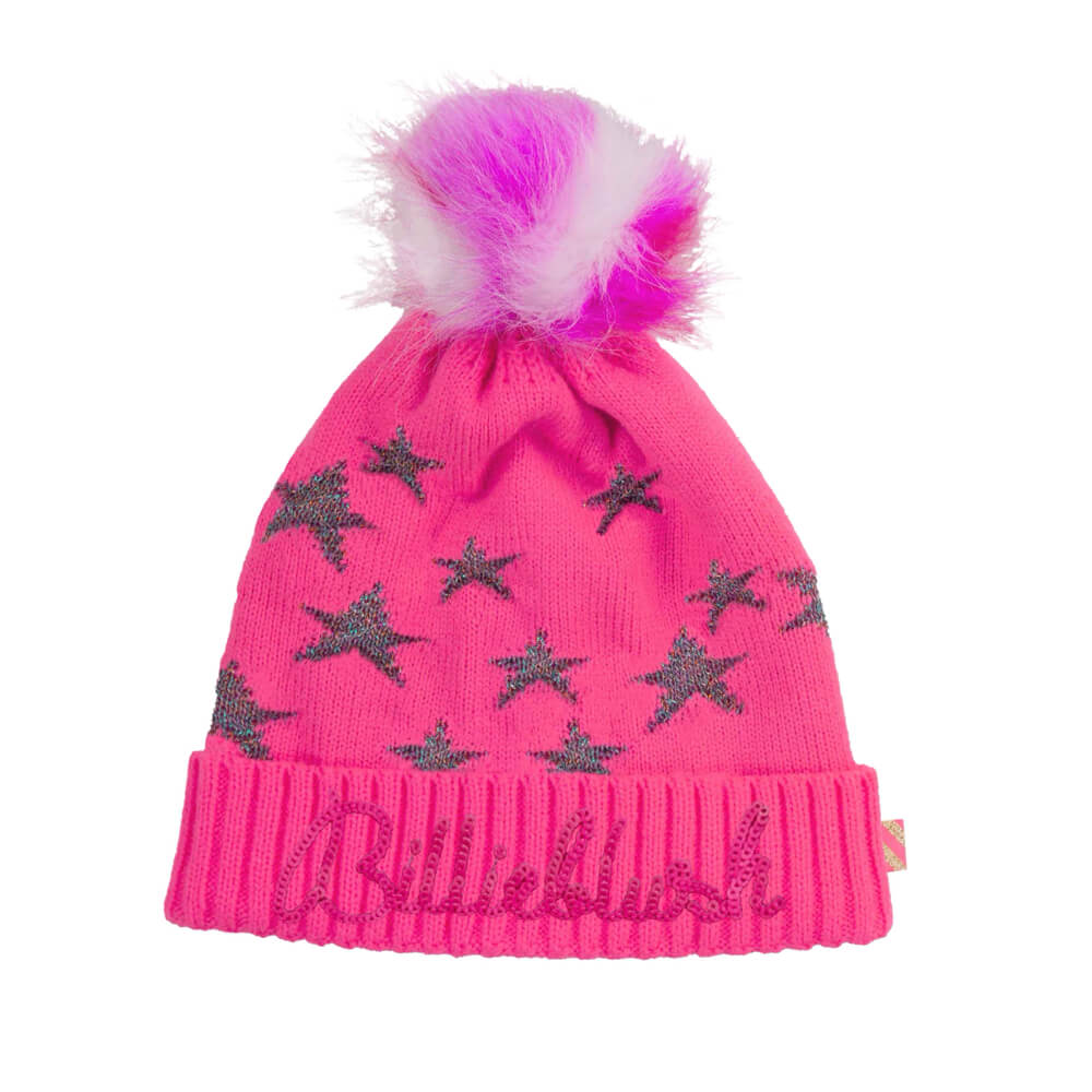 Billieblush Girls Pink Pull On Hat