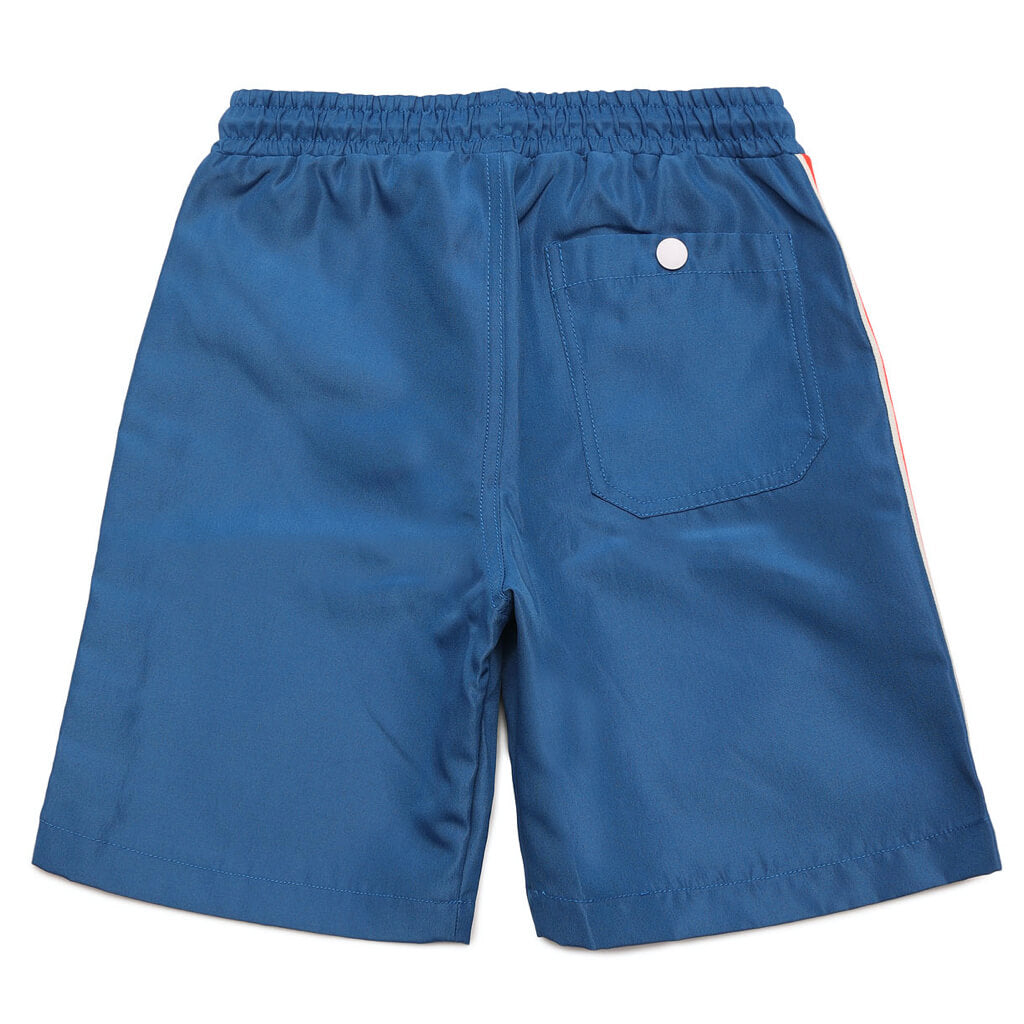 Diesel Unisex Blue Shorts in Oxford Polyester
