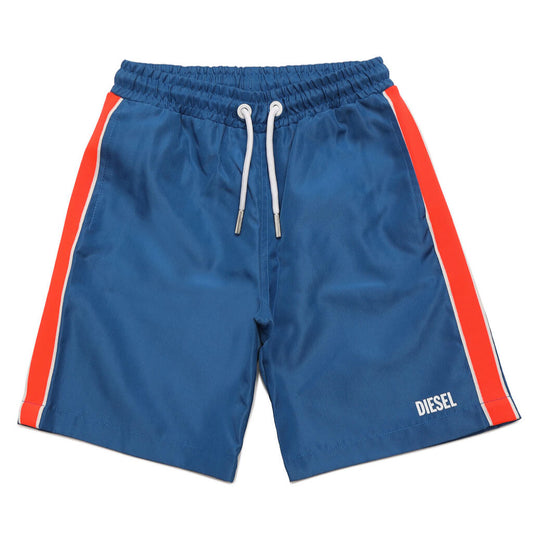 Diesel Unisex Blue Shorts in Oxford Polyester