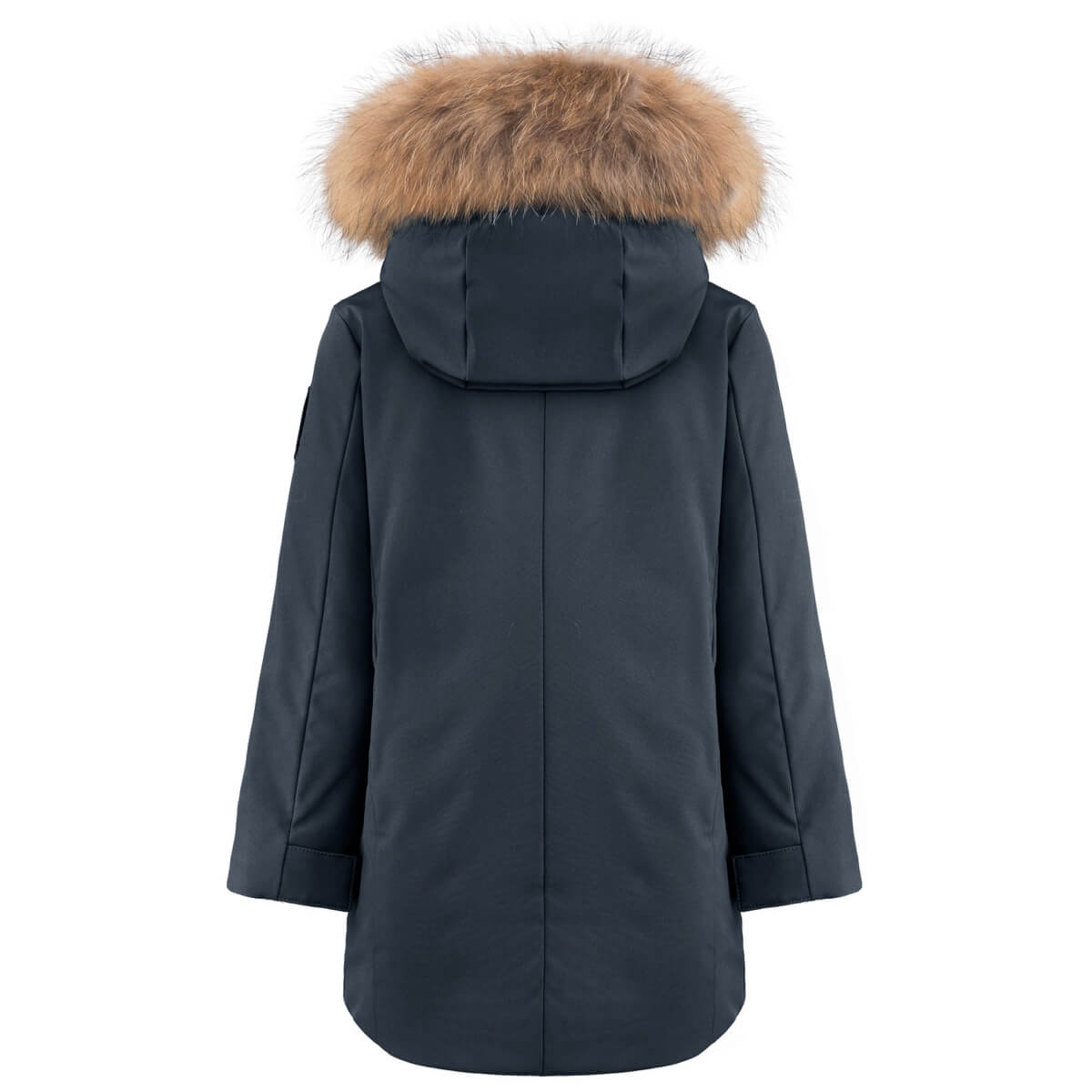 Bomboogie Boys Long Parka Jacket with Fur Hood Kids Designer Closet