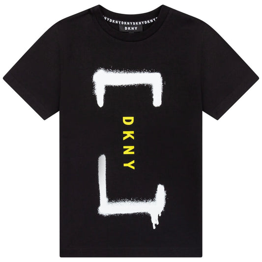 DKNY Boys, Short Sleeves T-Shirt, Black
