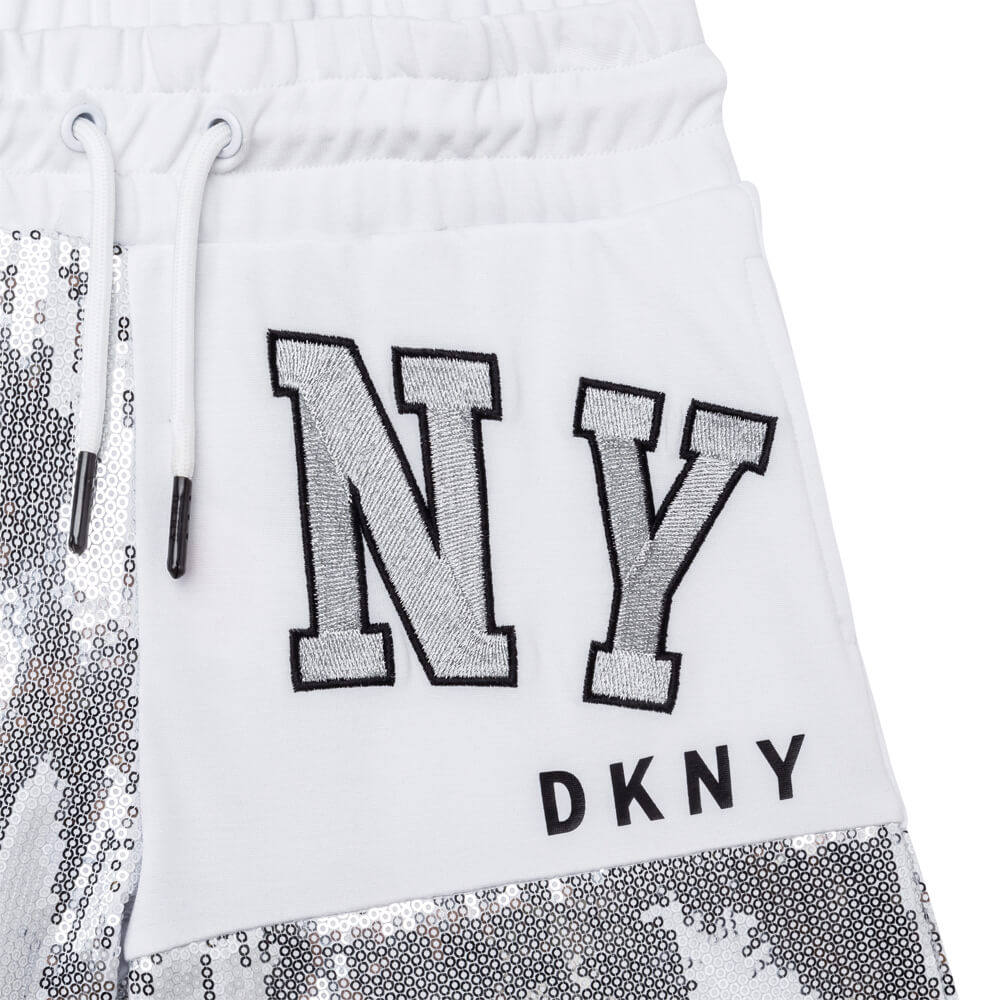 DKNY Girls, Fancy Shorts, Light Grey