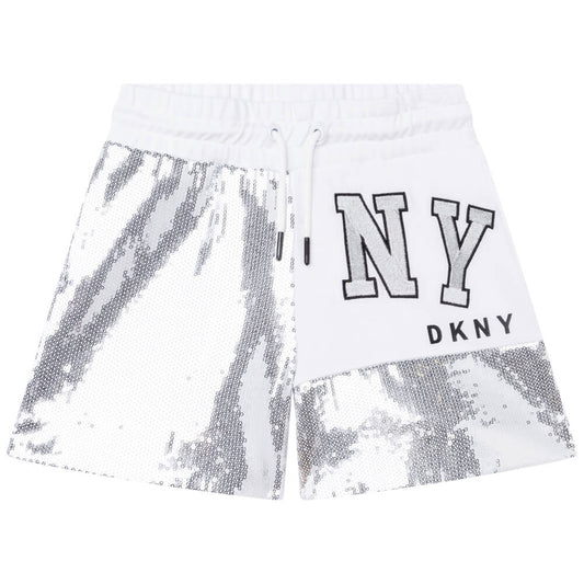 DKNY Girls, Fancy Shorts, Light Grey