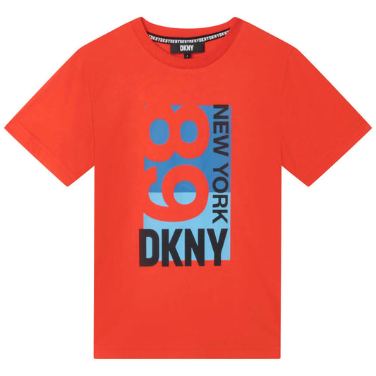 DKNY Kids, Boys, Short Sleeves T-Shirt, Red
