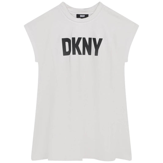 DKNY Kids, Girls, Sleeve Dress, White