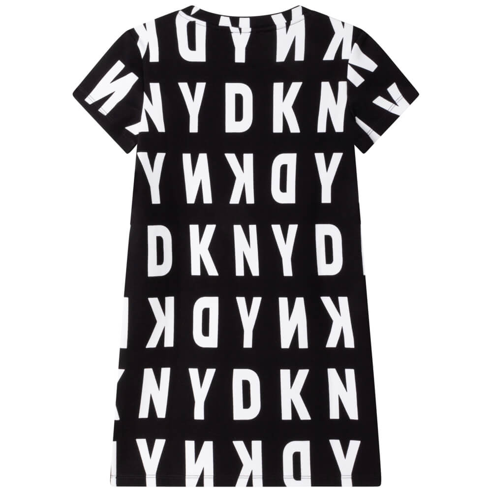 DKNY Kidswear, Girls Dress, Black & White