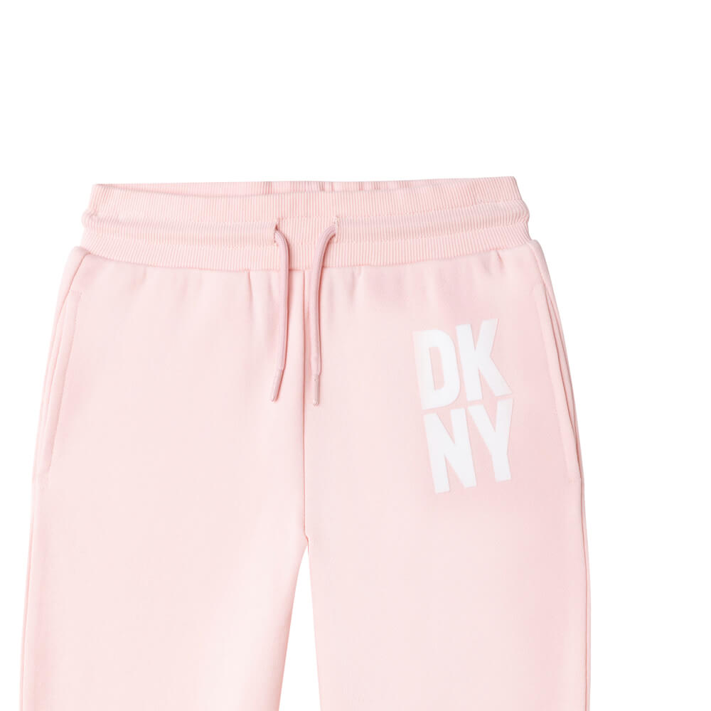 DKNY Kidswear, Girls Jogging Bottoms, Pink