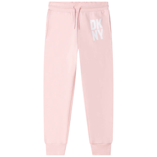 DKNY Kidswear, Girls Jogging Bottoms, Pink