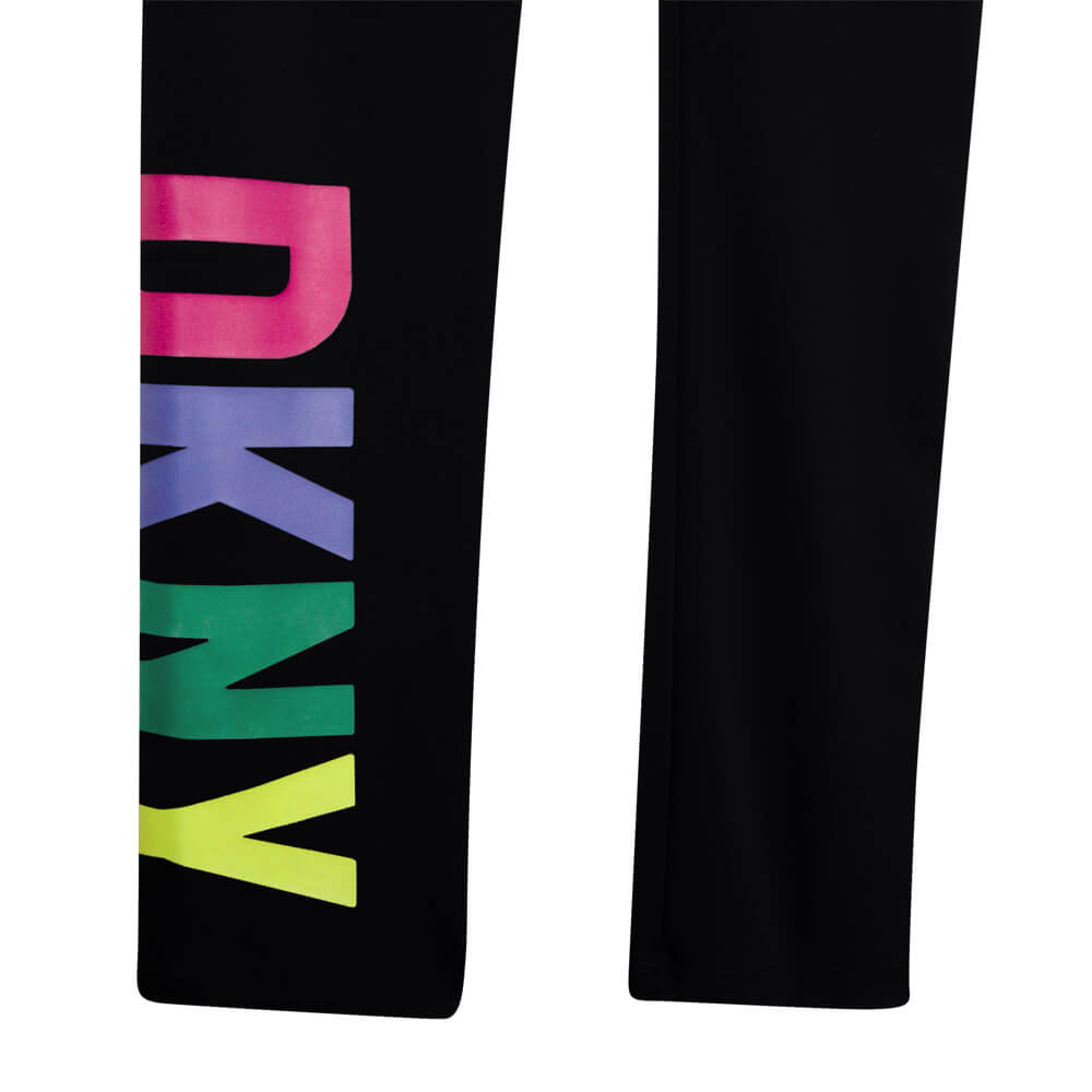 DKNY Kidswear, Girls Leggings, Black
