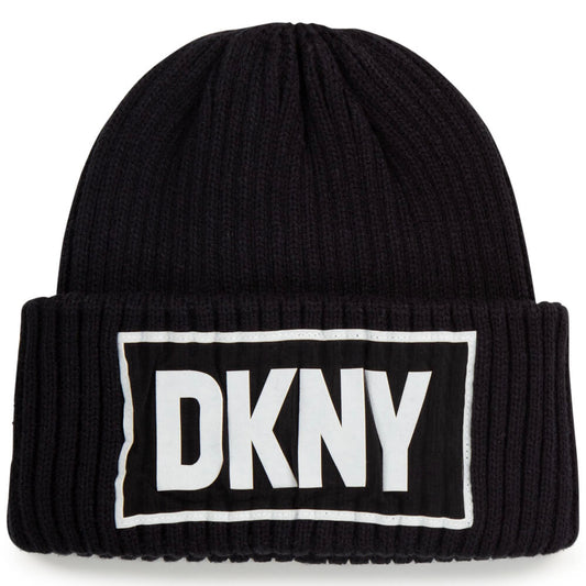 DKNY Kidswear, Girls Pull On Hat, Black