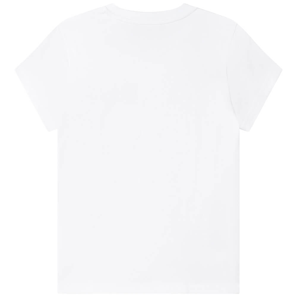 DKNY Kidswear, Girls Short Sleeves T-Shirt, White