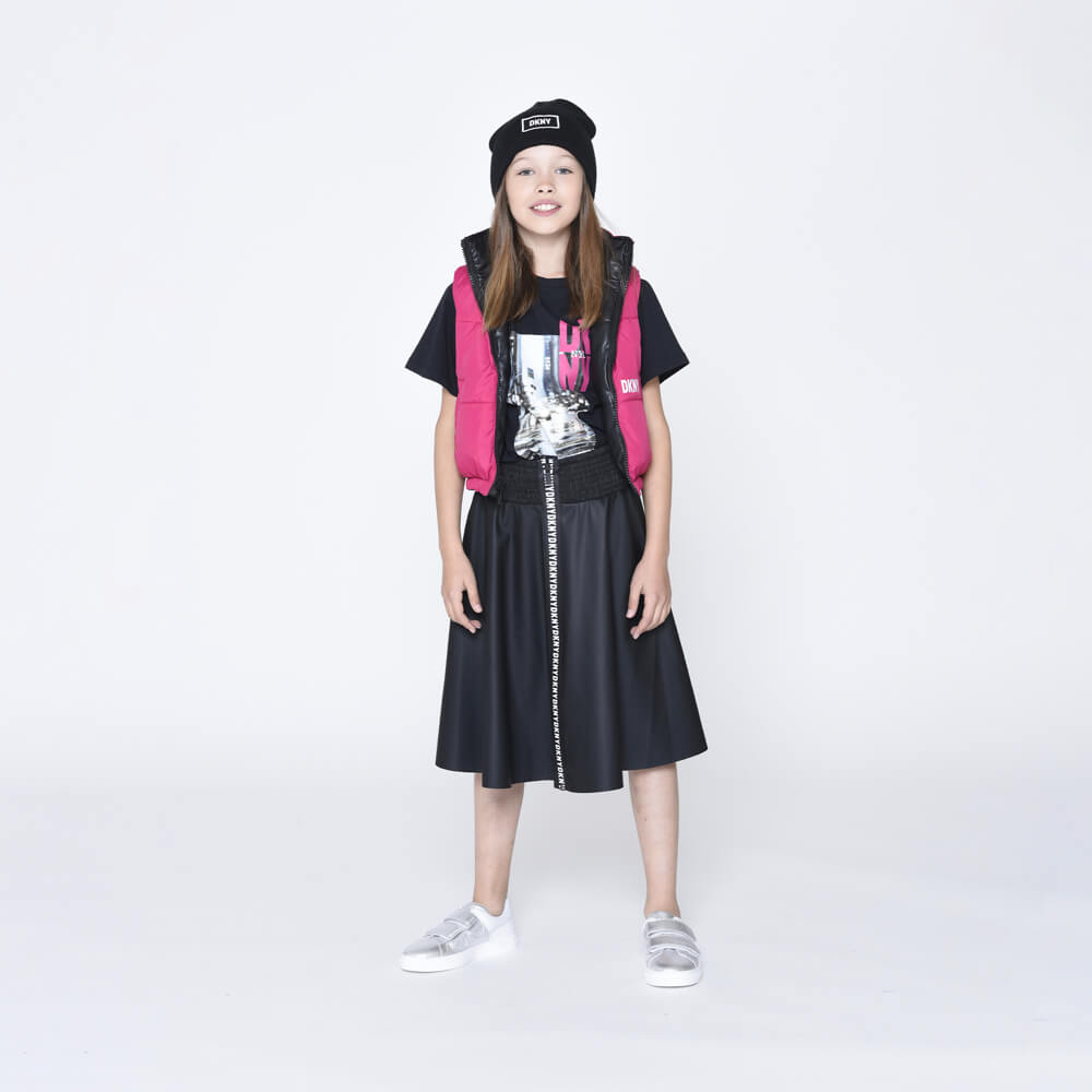 DKNY Kidswear, Girls Skirt, Black