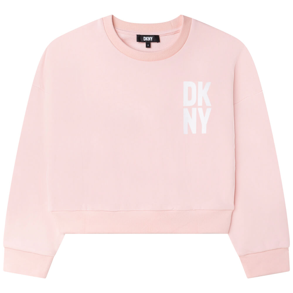 DKNY Kidswear, Girls Sweatshirt, Pink