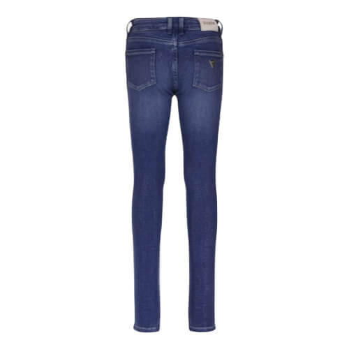 Guess Girls Blue Denim Skinny Glitter Jeans