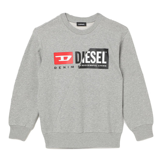 Diesel Boys Grey SGIRKCUTY Sweatshirt