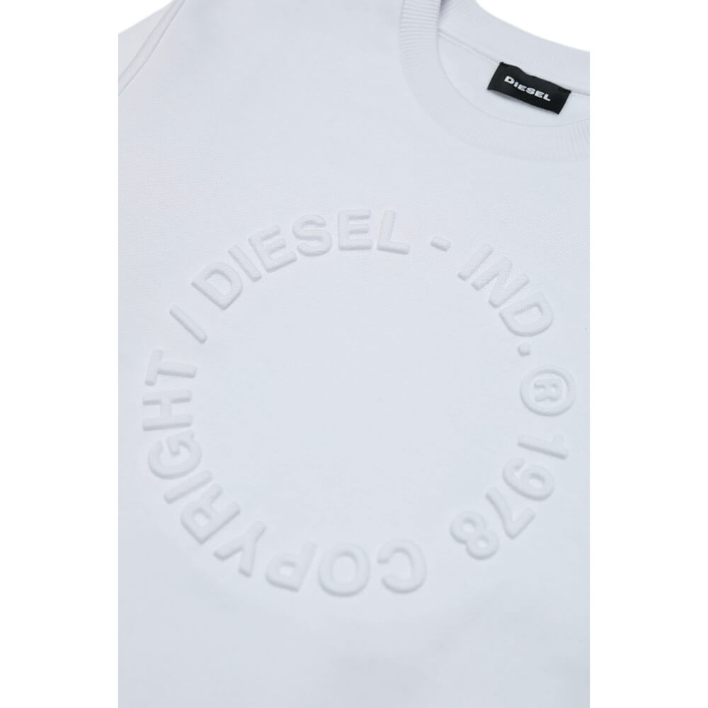 Diesel Boys White Sgirka70 Sweatshirt