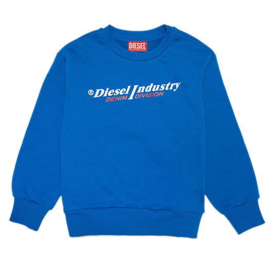Diesel Boys Blue Sweatshirt With Logo