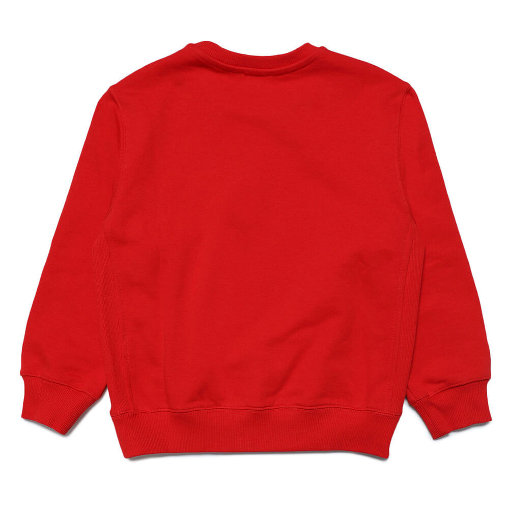 Diesel Boys Red Sweatshirt With Logo