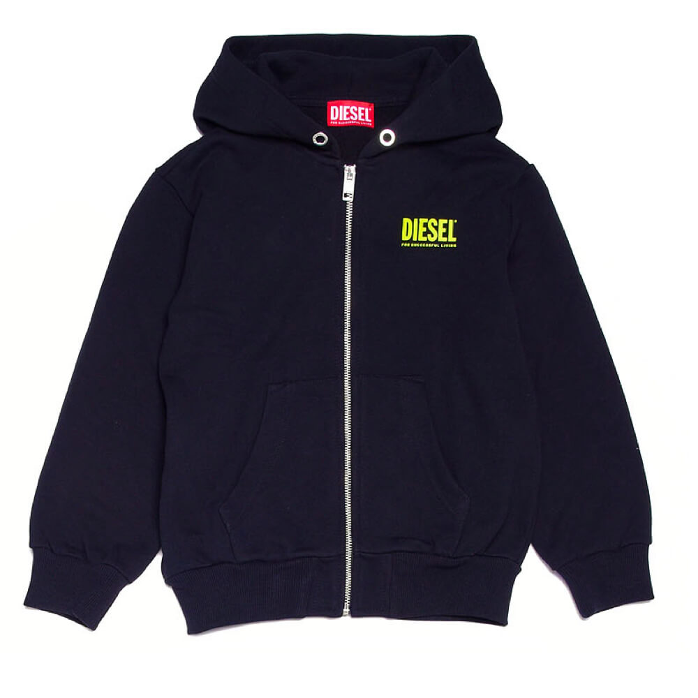 Diesel Unisex Black & Yellow Hoodie And Jogger Combo Set