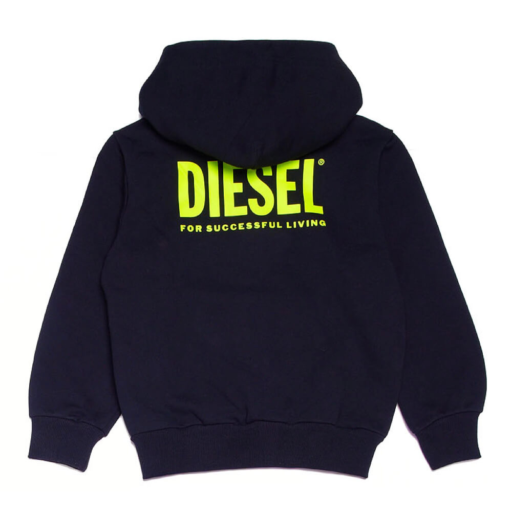 Diesel Unisex Black & Yellow Hoodie And Jogger Combo Set