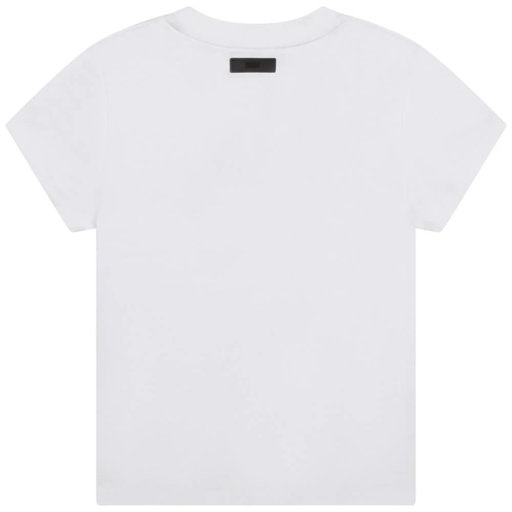 DKNY Kids, Girls Short Sleeves Tee-Shirt, White