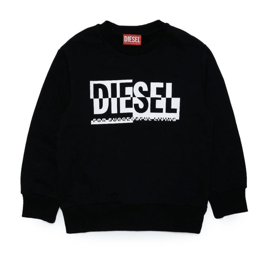 Diesel Boys Black Semp Over Sweatshirt