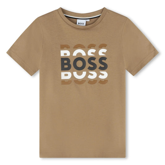 Boss Kidswear Boys Stone Short Sleeves T-Shirt