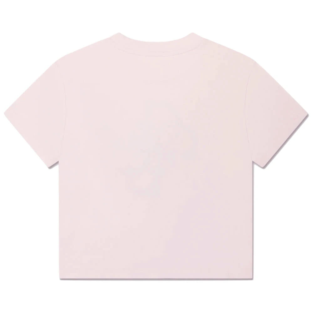 Guess Girls Pink T-Shirt With Abstract Design