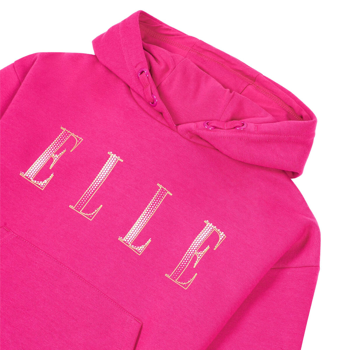 Elle Girls Berry Logo Oversize Hoodie