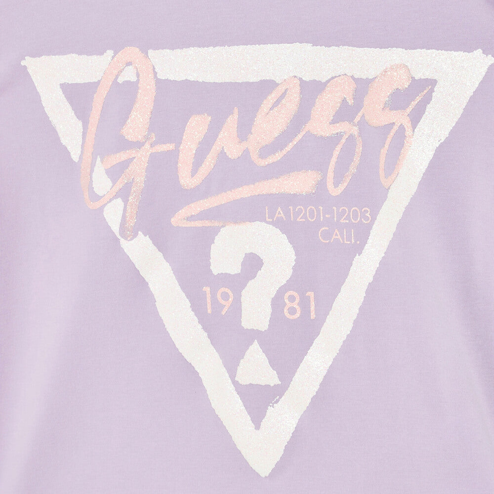 Guess Girls Purple Midi T-Shirt