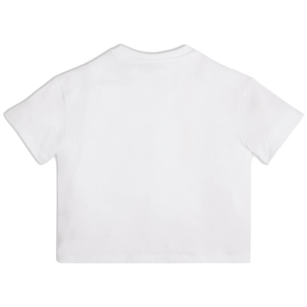 Guess Girls White T-Shirt With Logo