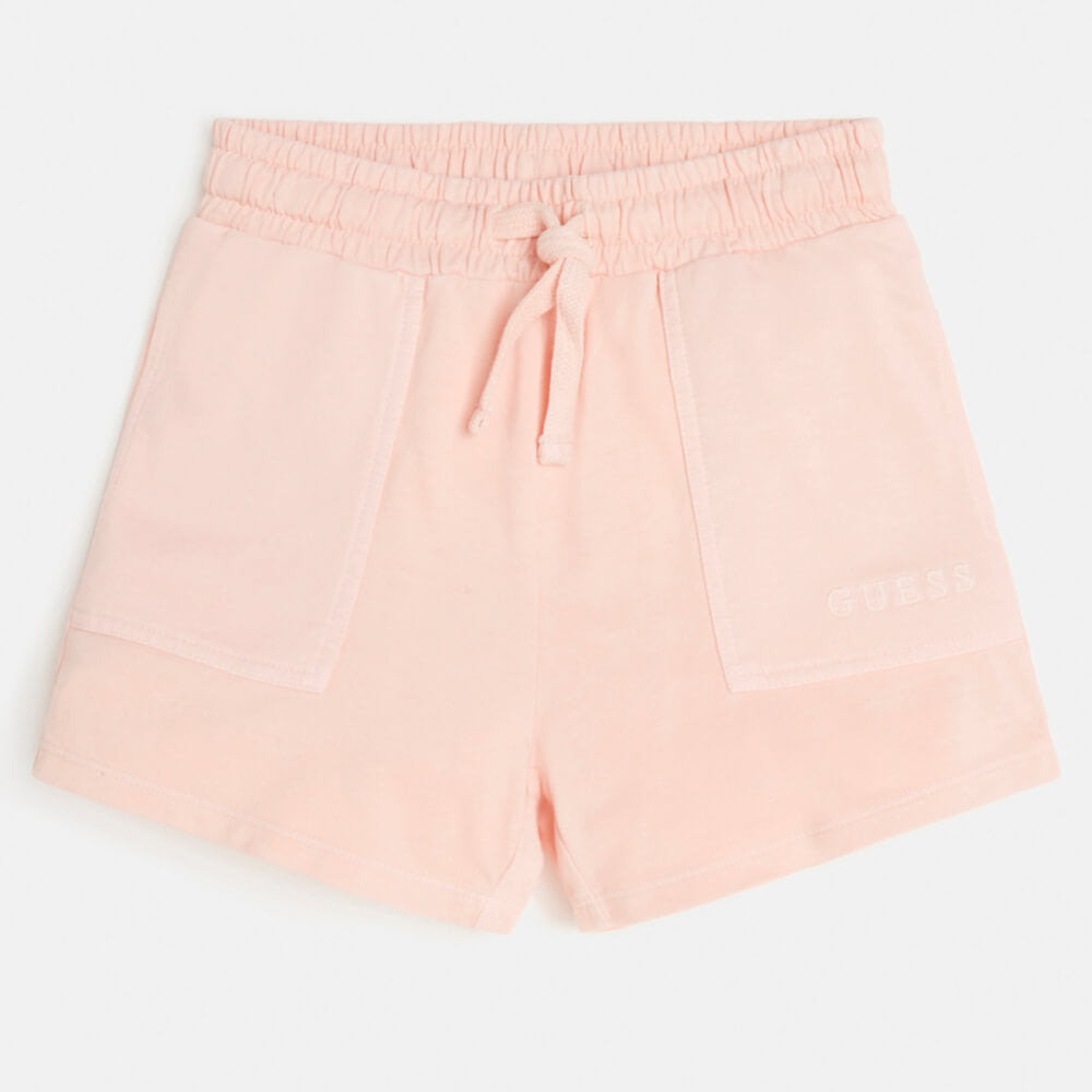Guess Girls Orange Terry Active Shorts