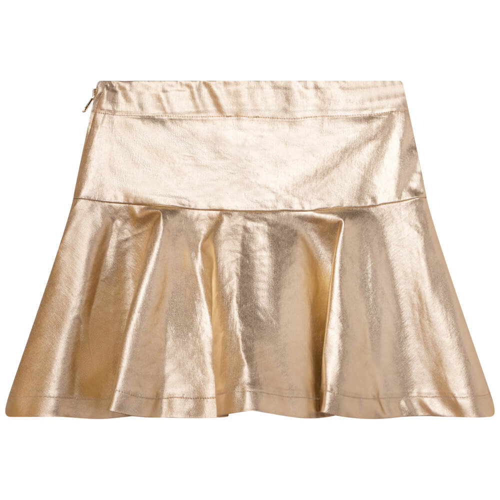 Karl Lagerfeld Girls Brown Short Skirt