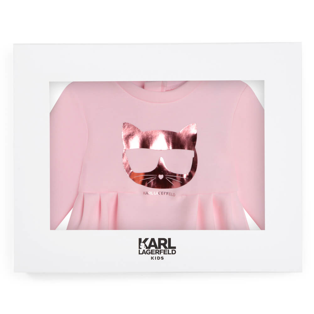 Karl Lagerfeld Baby Girls Pink Dress