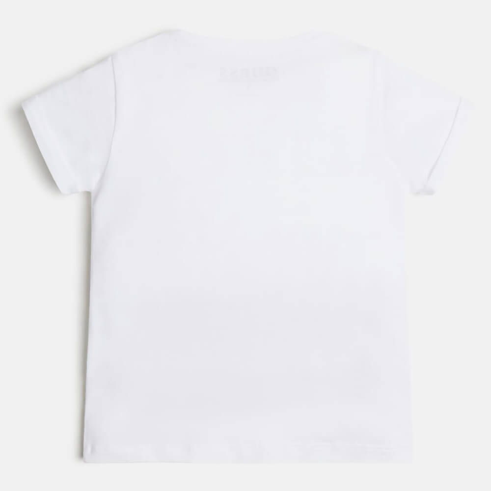 Guess Girls White Logo T-Shirt