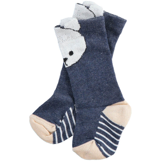 Minibanda Baby Boys Blue Cotton Socks