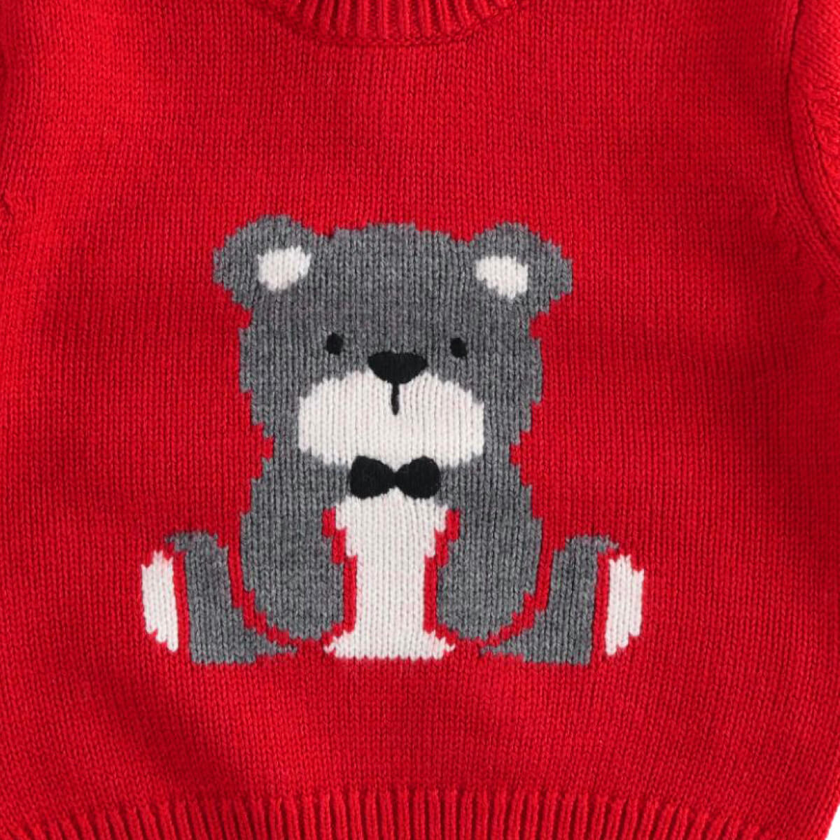 Minibanda Baby Boys Red Sweater