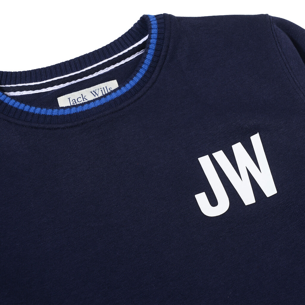 Jack Wills Boys Navy Crewneck Sweater