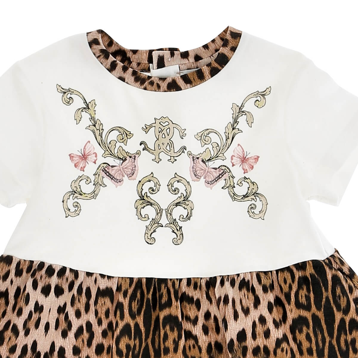 Roberto Cavalli Baby Girls Leopard Dress Heritage Print