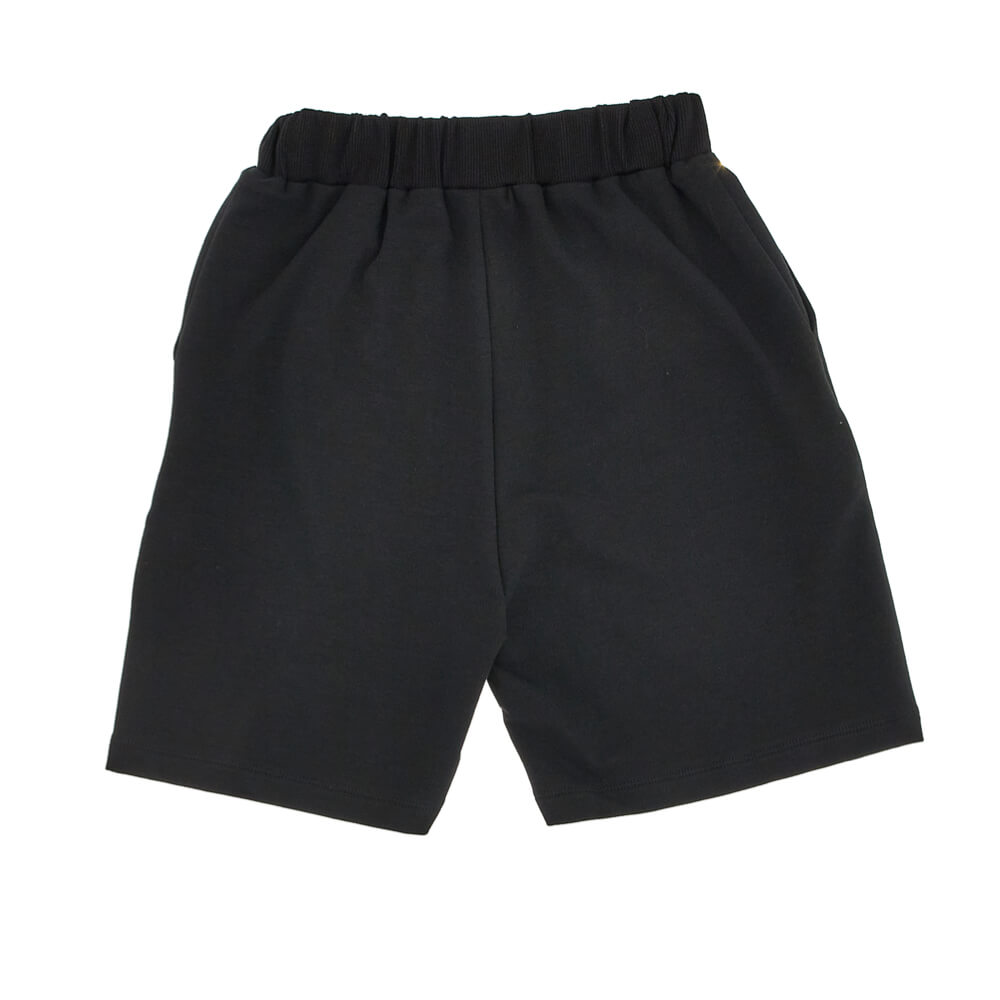 Roberto Cavalli Boys Black Fleece Shorts