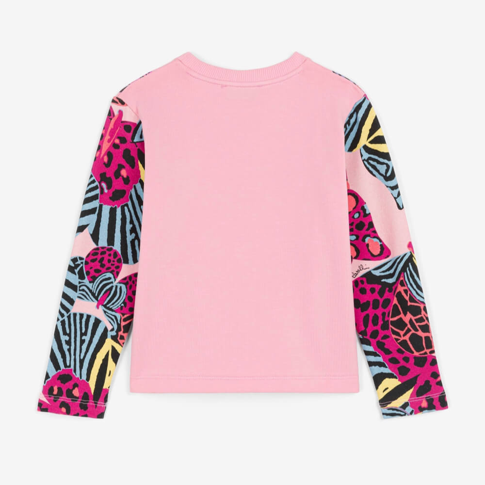 Roberto Cavalli Girls Pink Sweatshirt