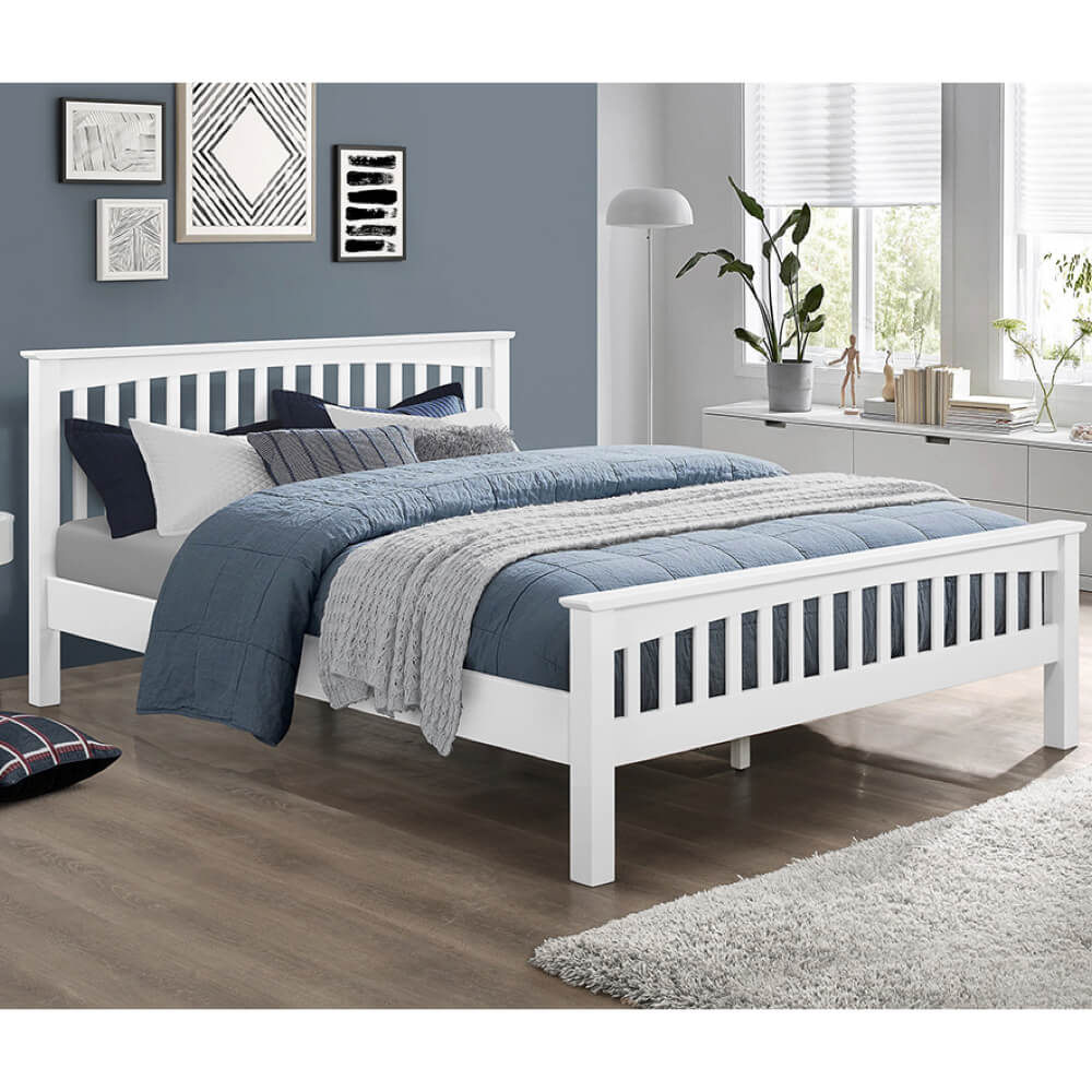 Sareer Furniture Sandhurst 3ft Kids Wooden Bed Frame White