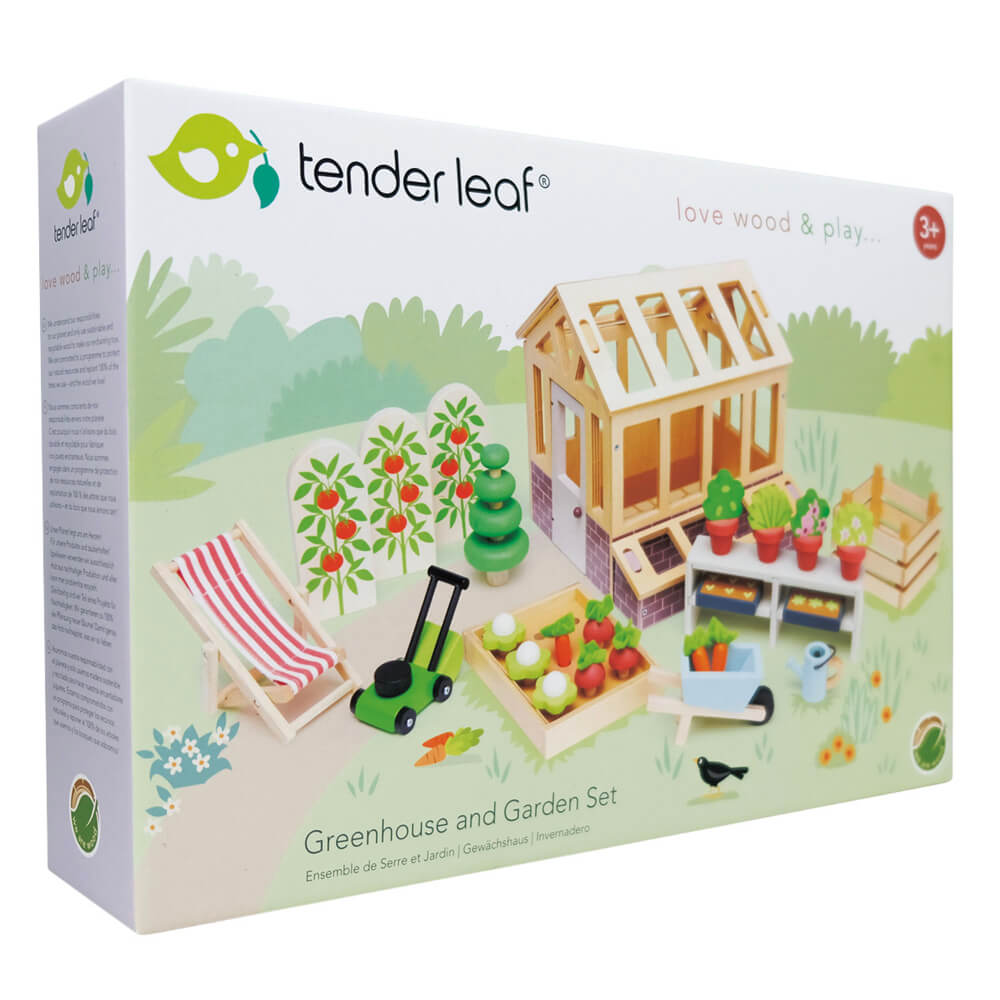 Tender Leaf Greenhouse & Garden Set