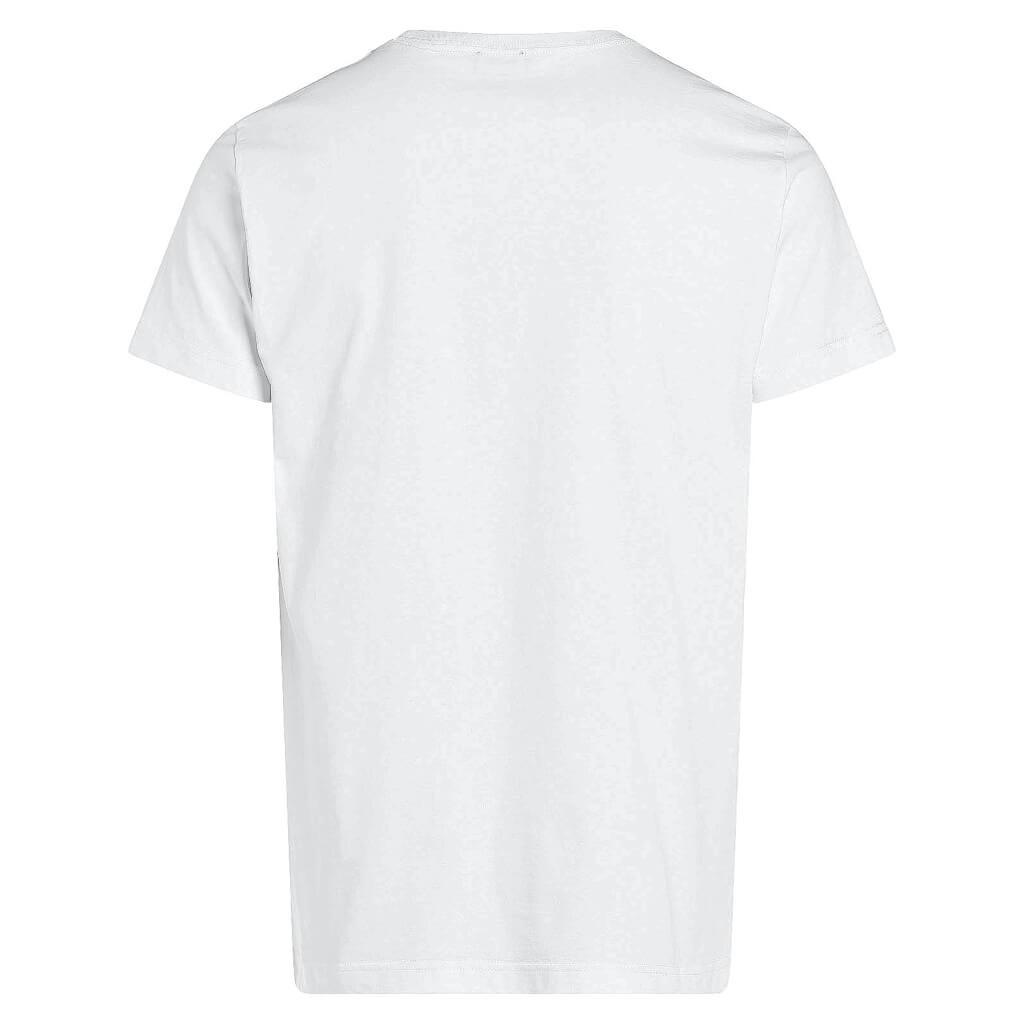Diesel Boys White T-Shirt With Blue Chest Pocket